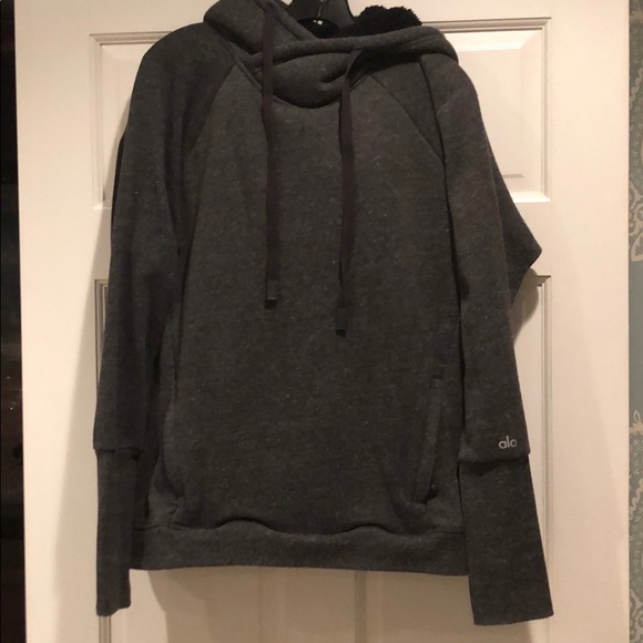 ALO Yoga Tops - Alo Fleece Sherpa lined hoodie